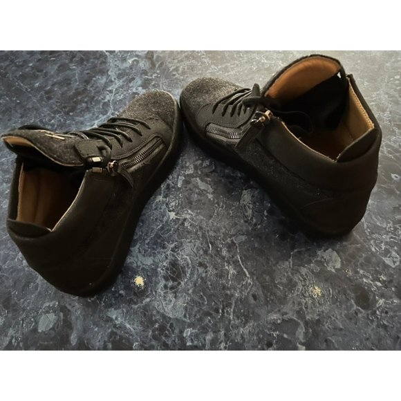 Giuseppe Zanotti Kriss Mid Top Sneakers Black Men’s EU 42/US 9 - Picture 5 of 6